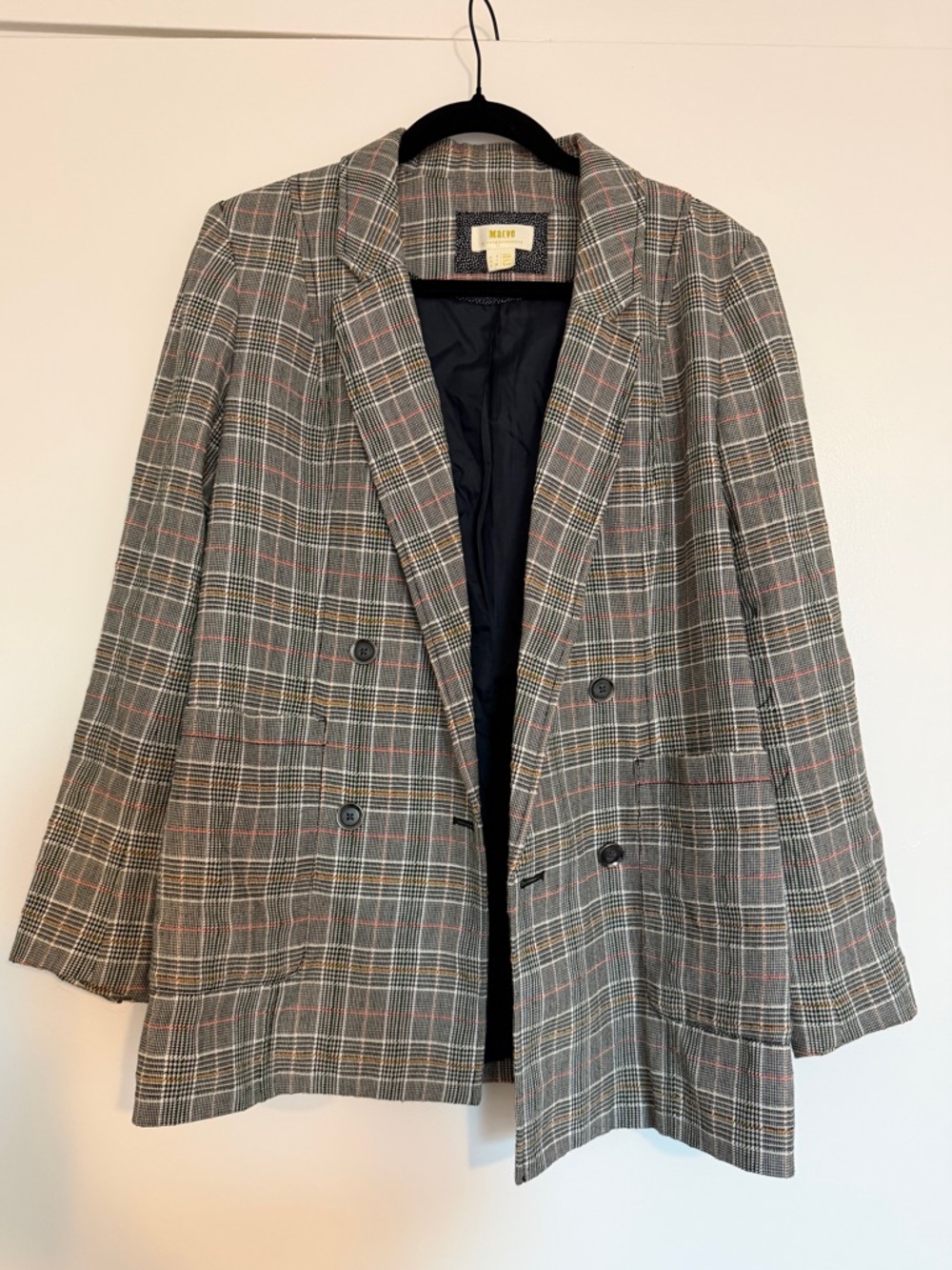 Anthropologie Maeve Plaid Blazer